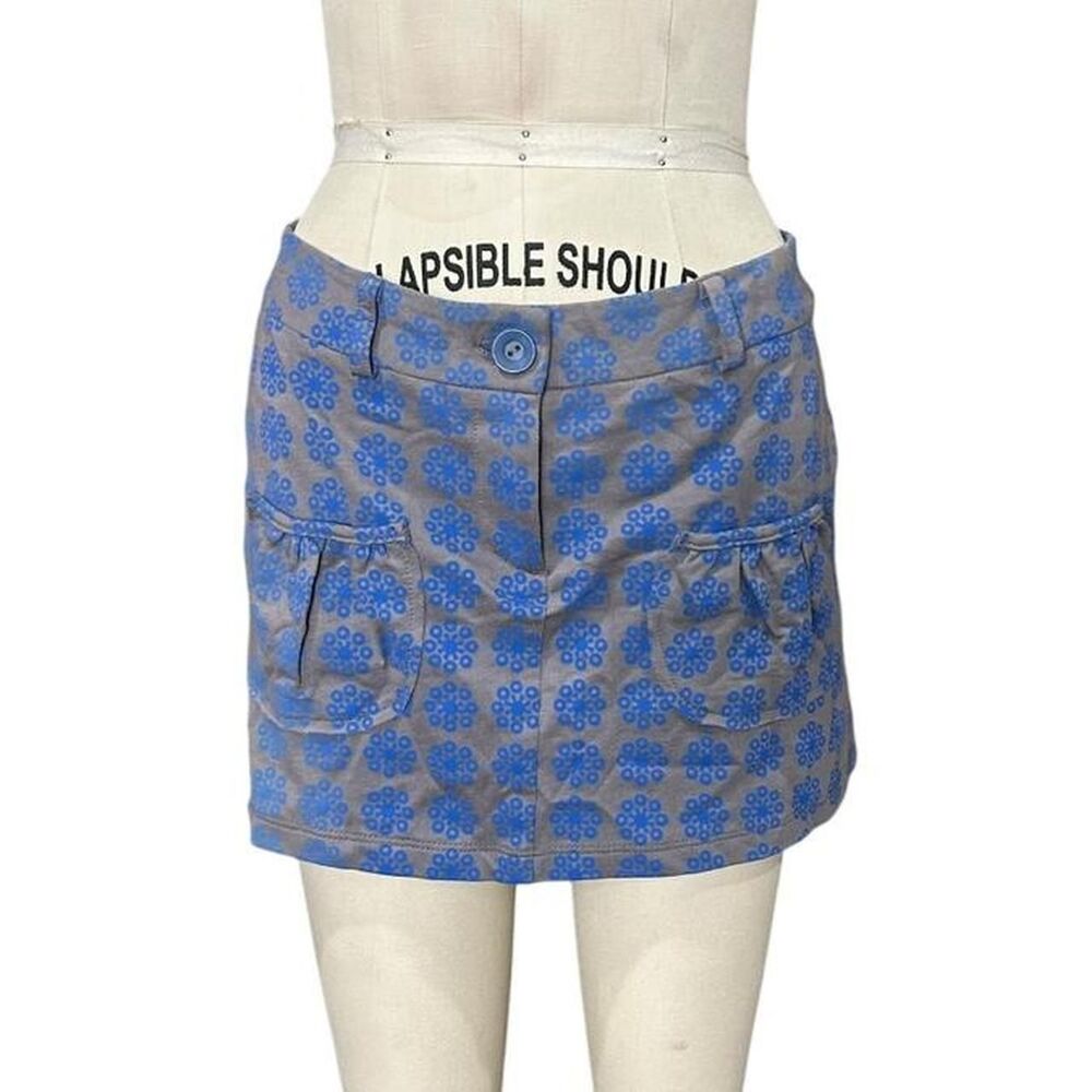 Unbranded Women's Blue and Grey Skirt